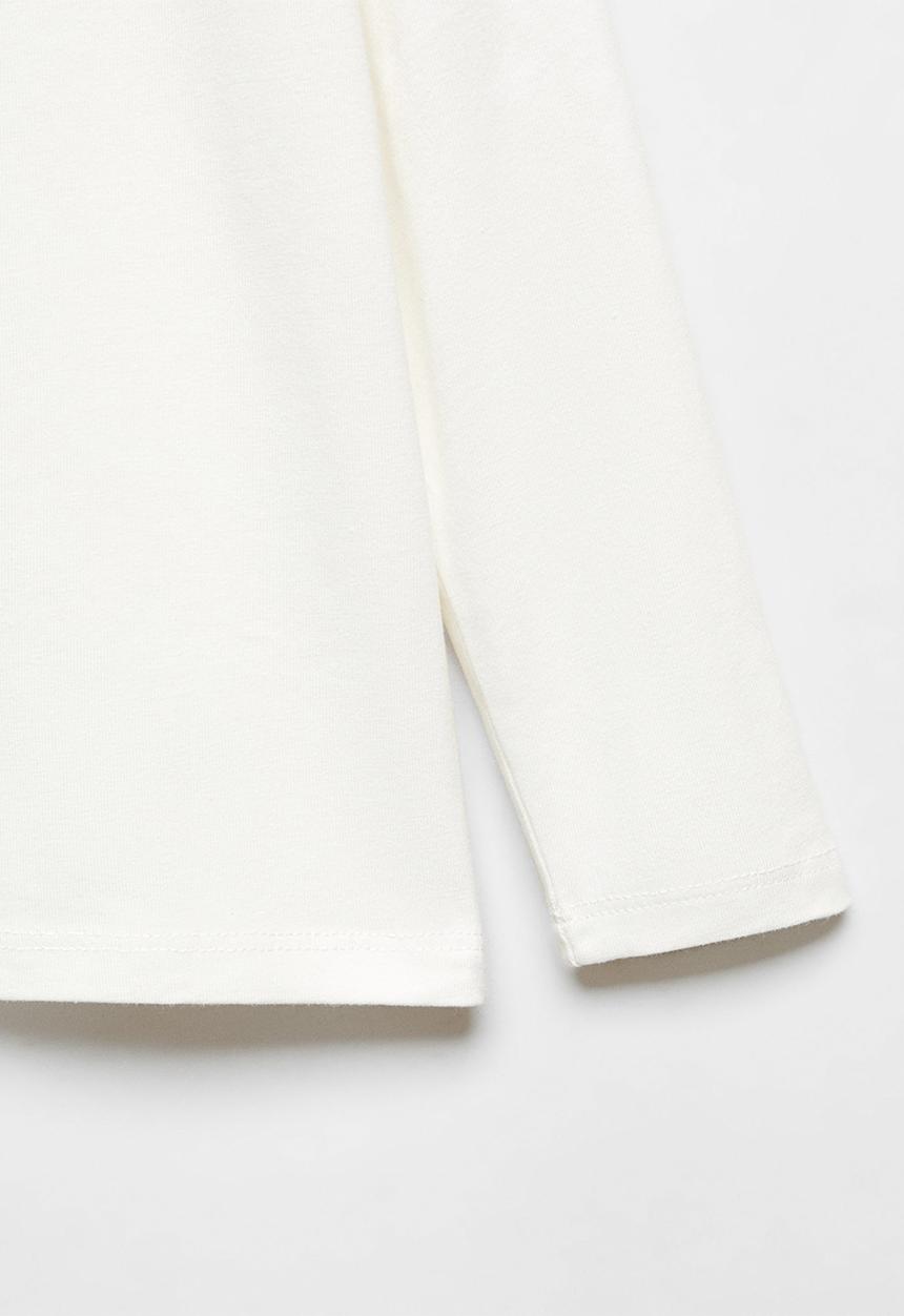 MANGO - T-shirt turbob - offwhite