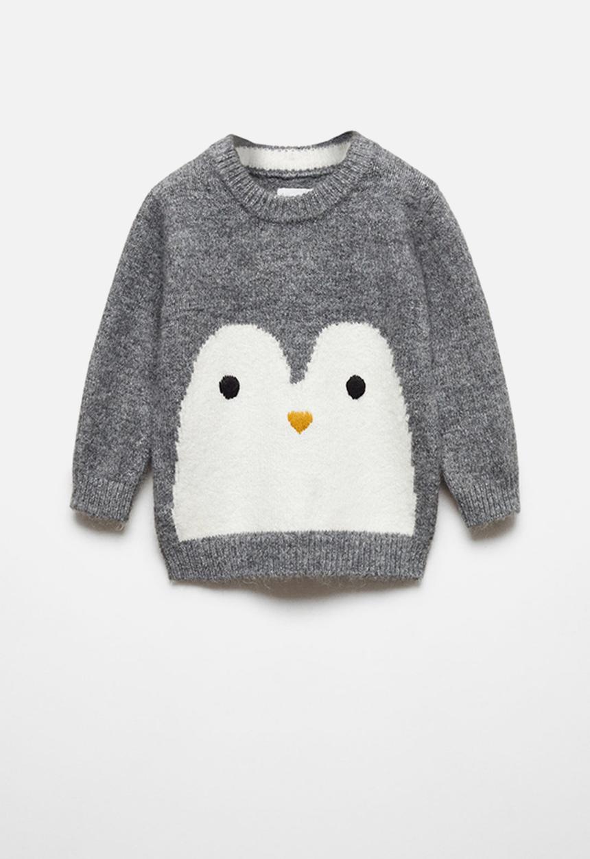 MANGO - Sweater pingu2 - grey