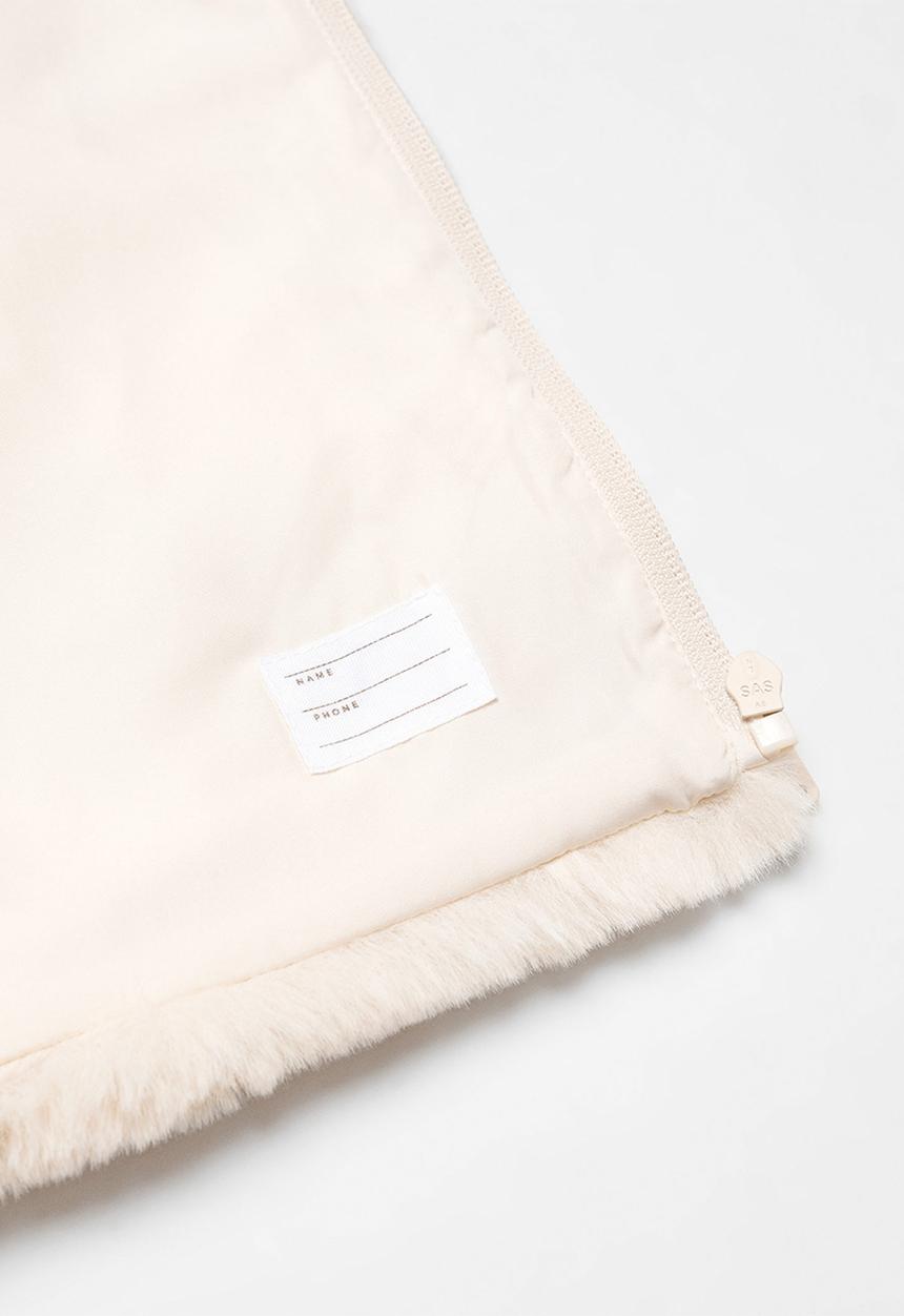 MANGO - Waistcoat canela - beige