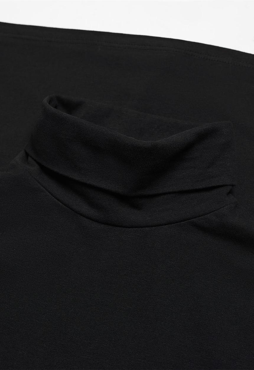 MANGO - T-shirt turbo - black