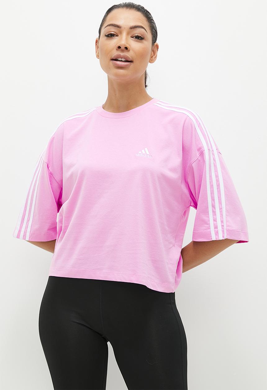 adidas Performance - W 3s cr top - bliss lilac & white