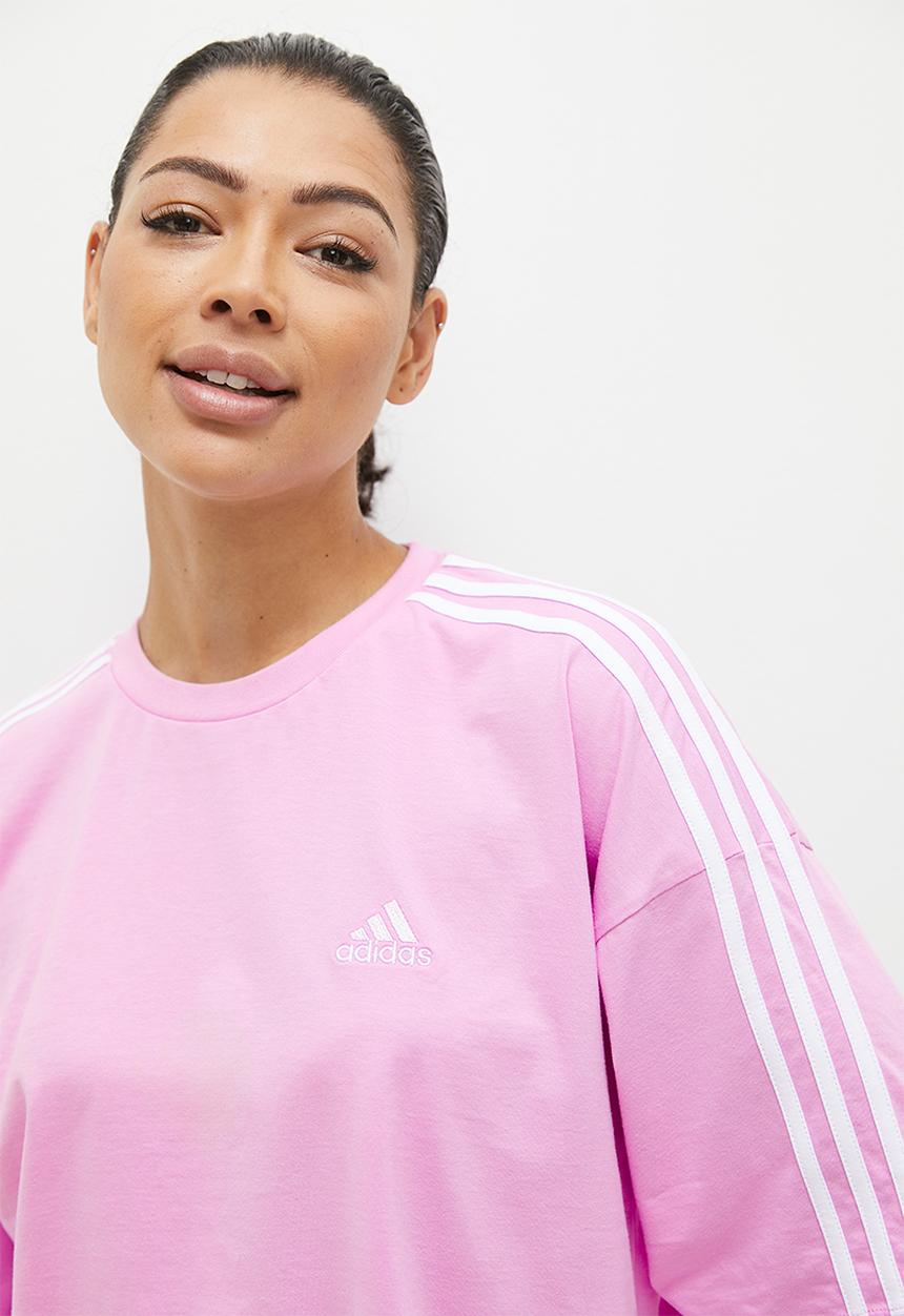 adidas Performance - W 3s cr top - bliss lilac & white