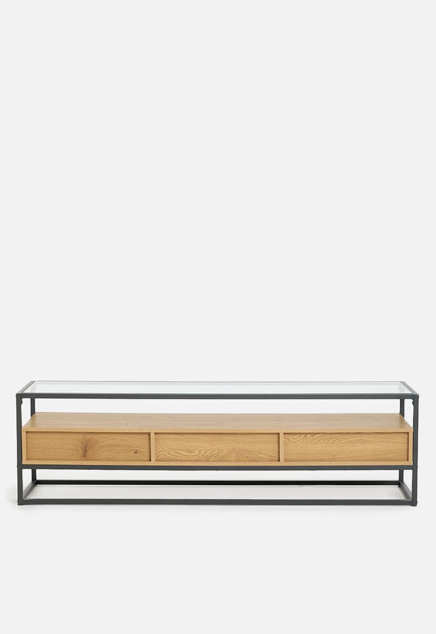 Sixth Floor - Madden TV unit - natural & black