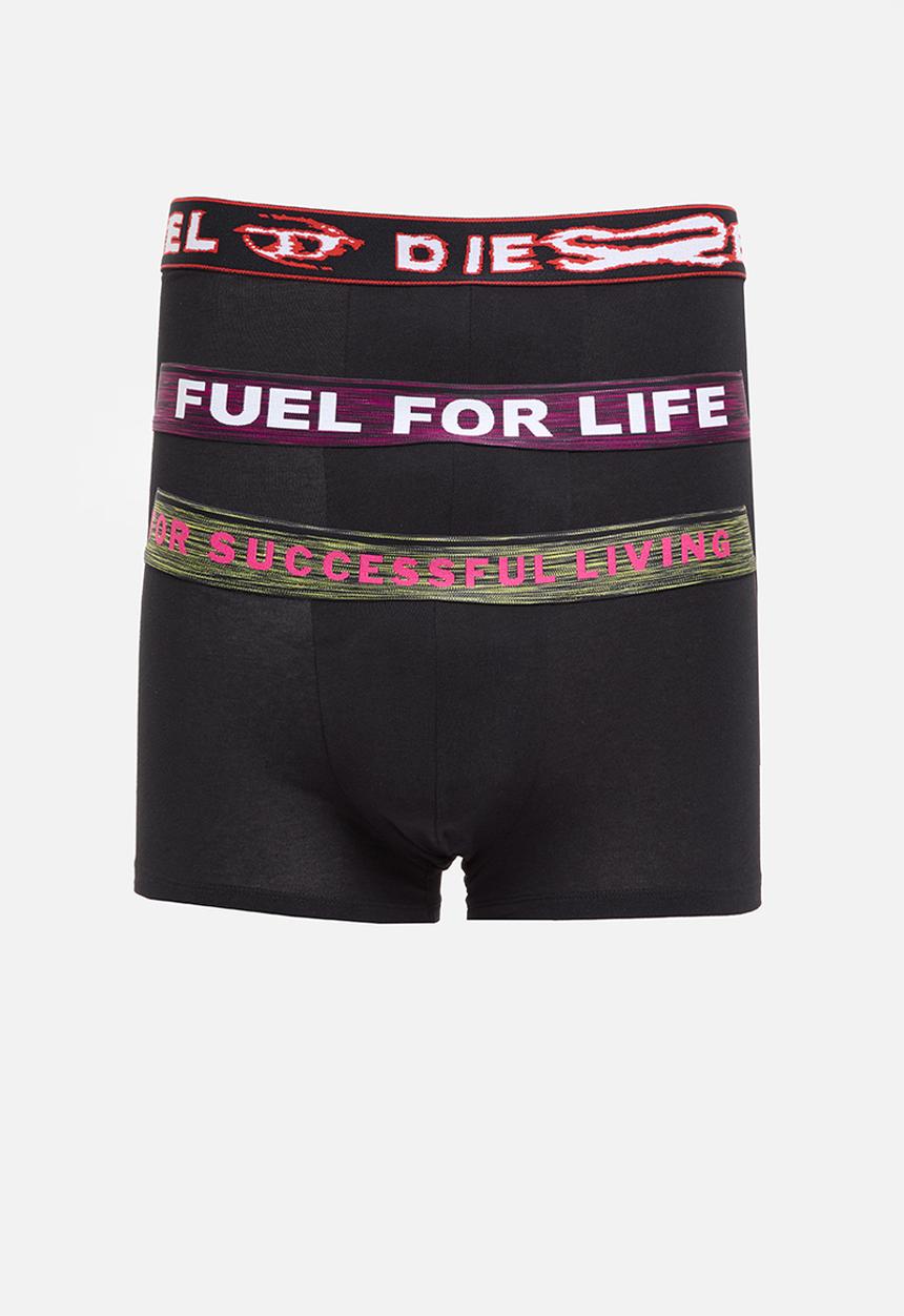 Diesel  - Umbx damien 3 pack boxer shorts - black