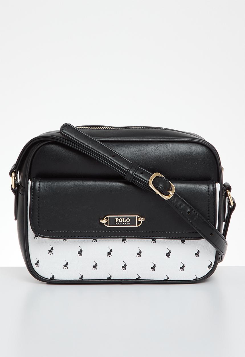 POLO - Marina crossbody with front pocket - black
