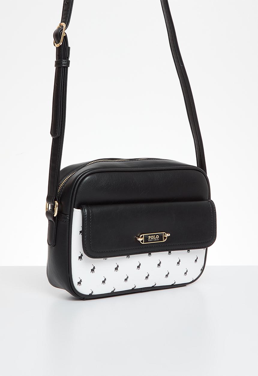 POLO - Marina crossbody with front pocket - black