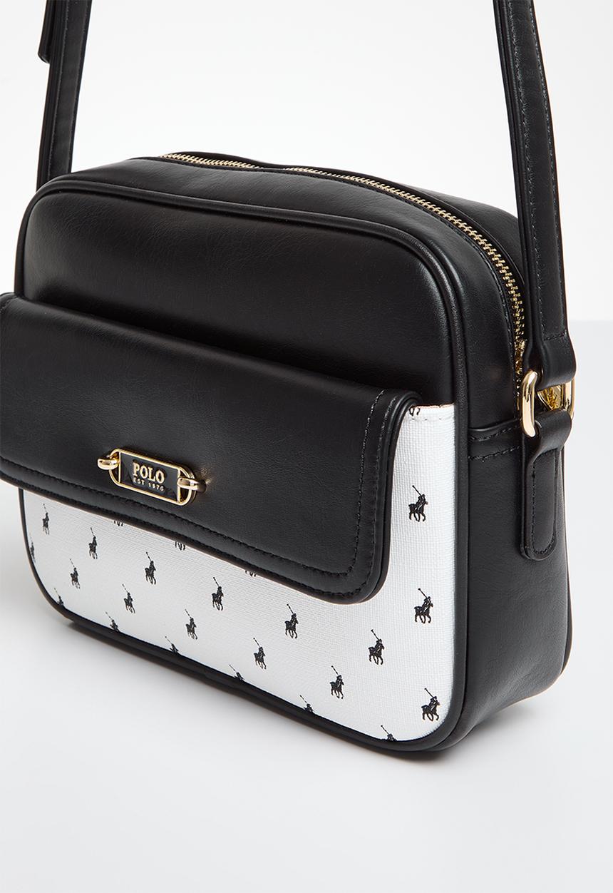 POLO - Marina crossbody with front pocket - black
