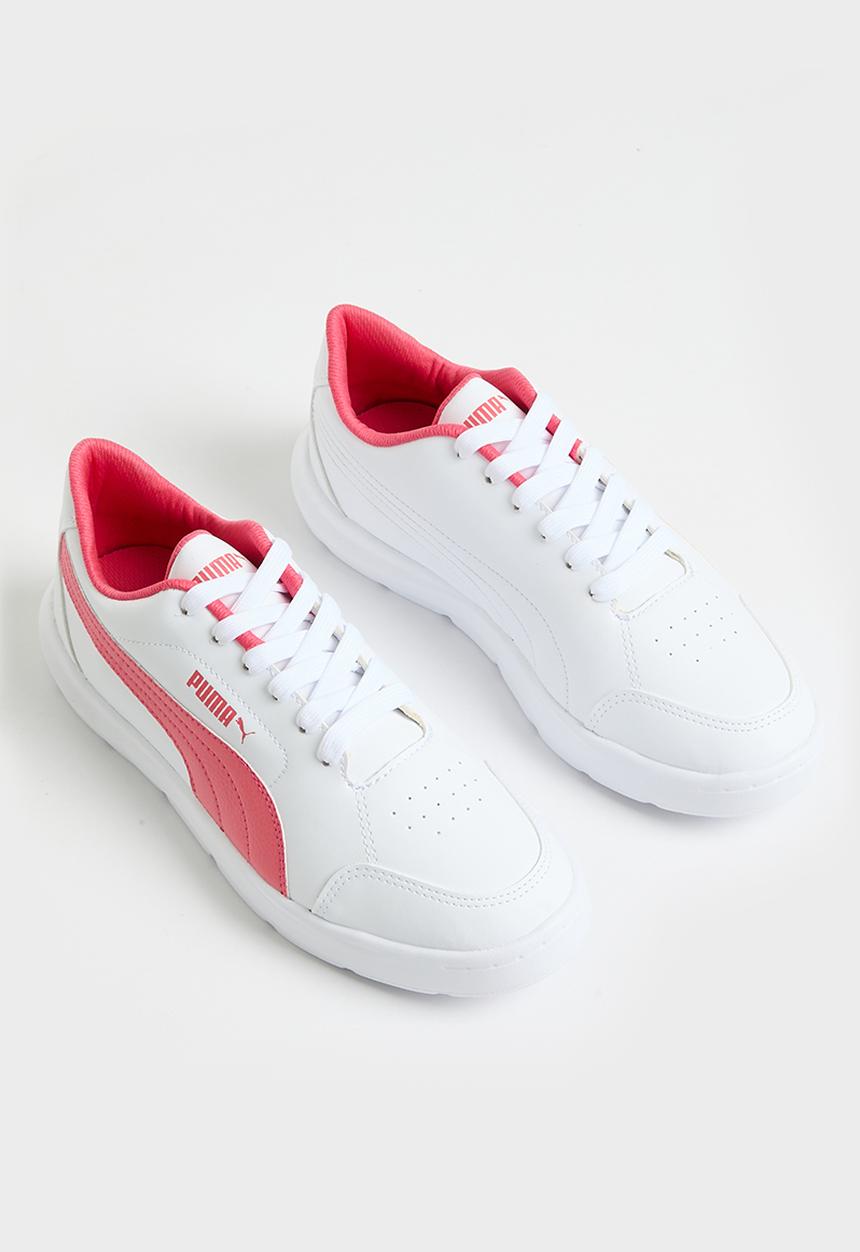 PUMA - Evolve court jnr zadp - puma white-electric blush