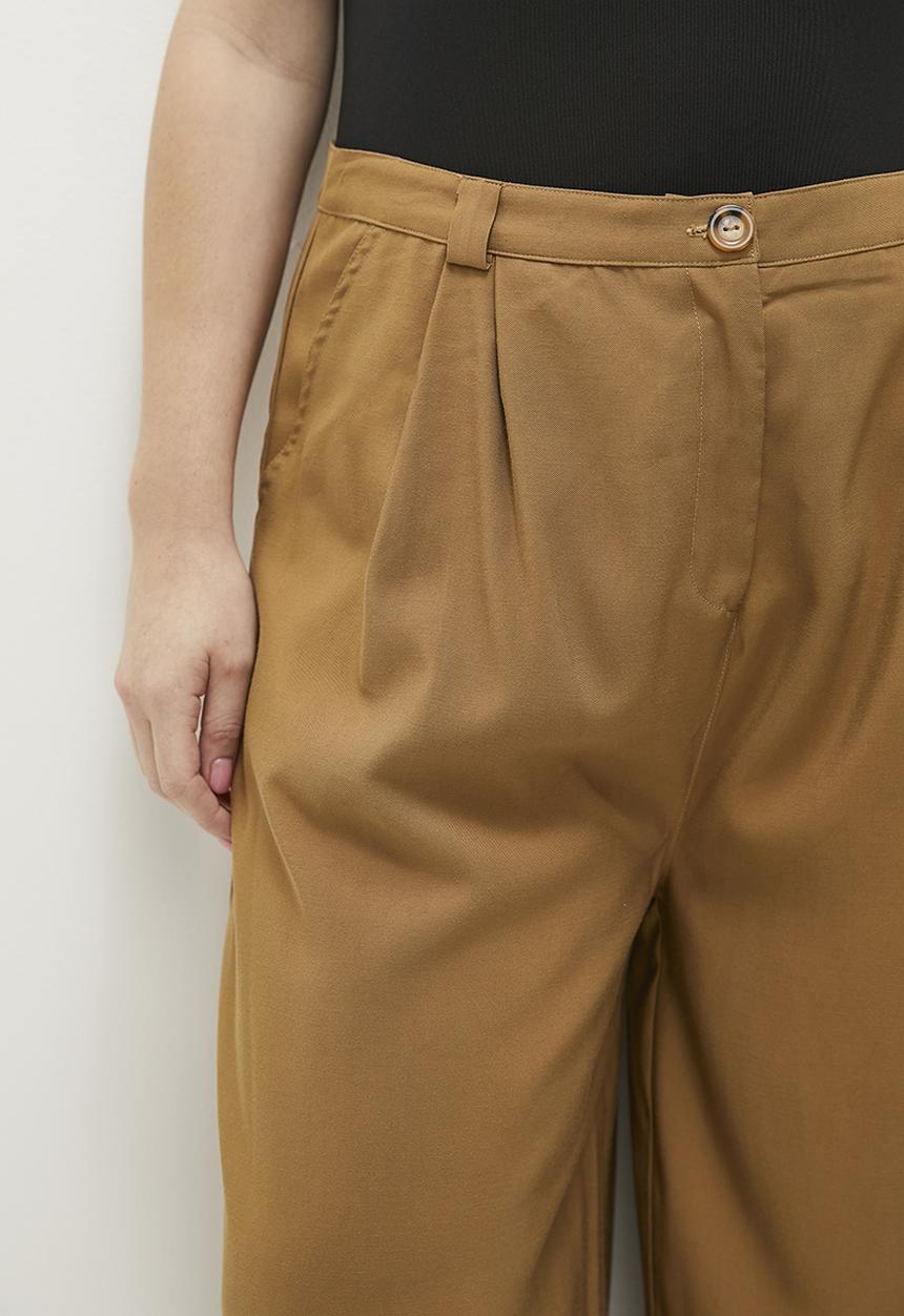 Me&B - Plus Puddle Pant - Chestnut