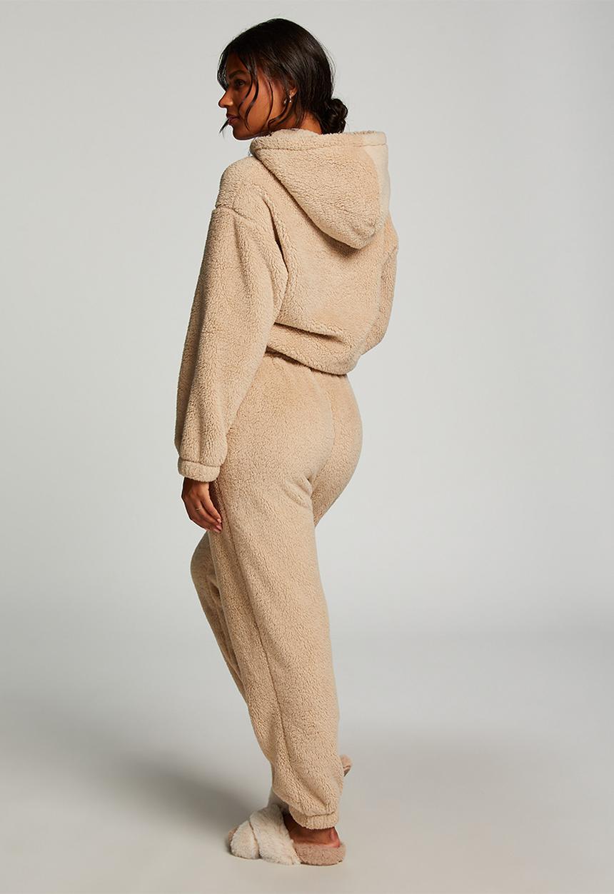 Hunkemoller - Jogger Fleece Snuggle - sand