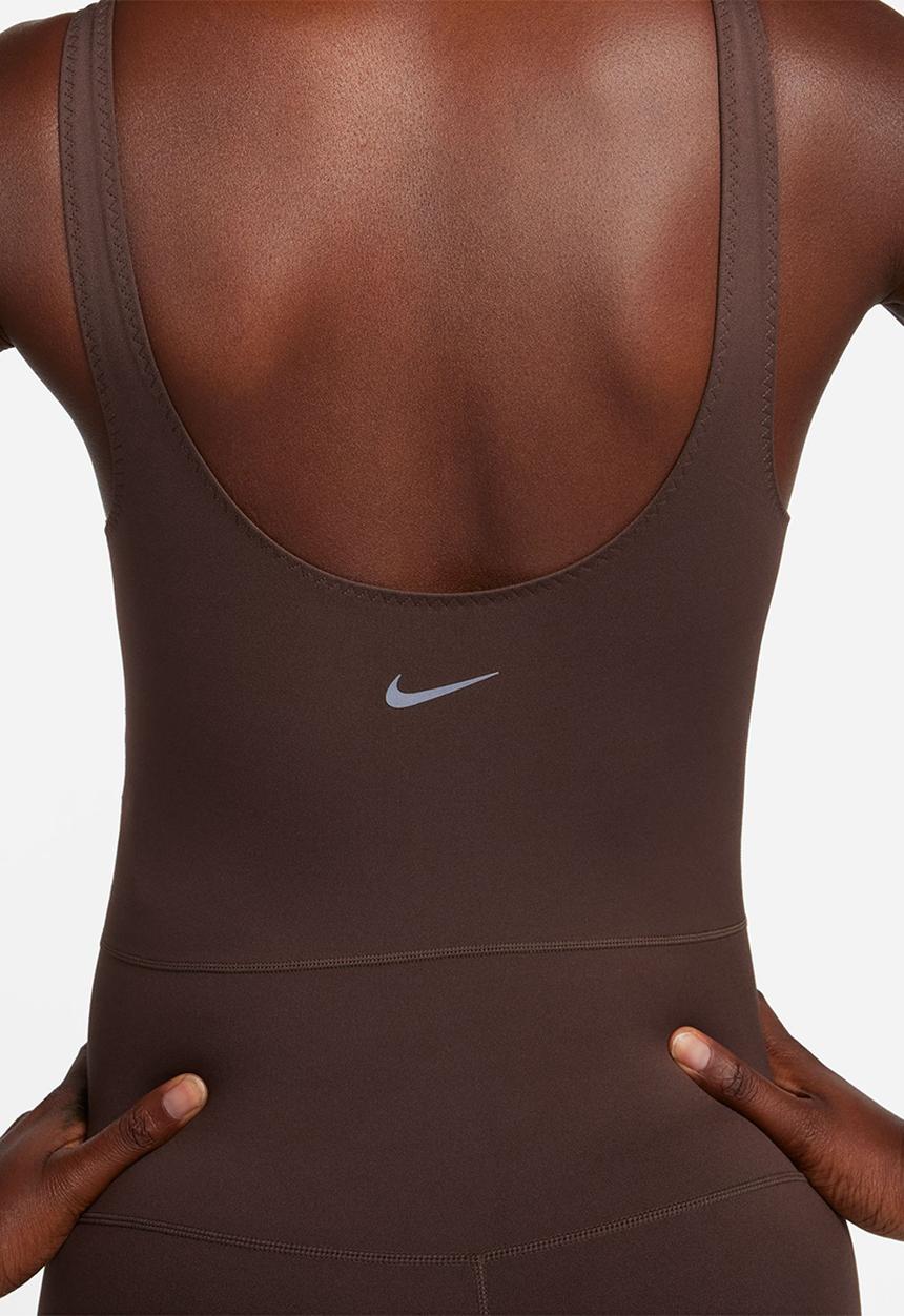 Nike - W nike one df capsule bodysuit - baroque brown/baroque brown/black