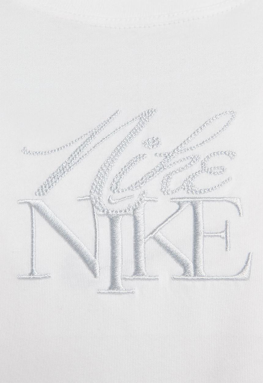 Nike - W nsw tee monogram short sleeve bf - white