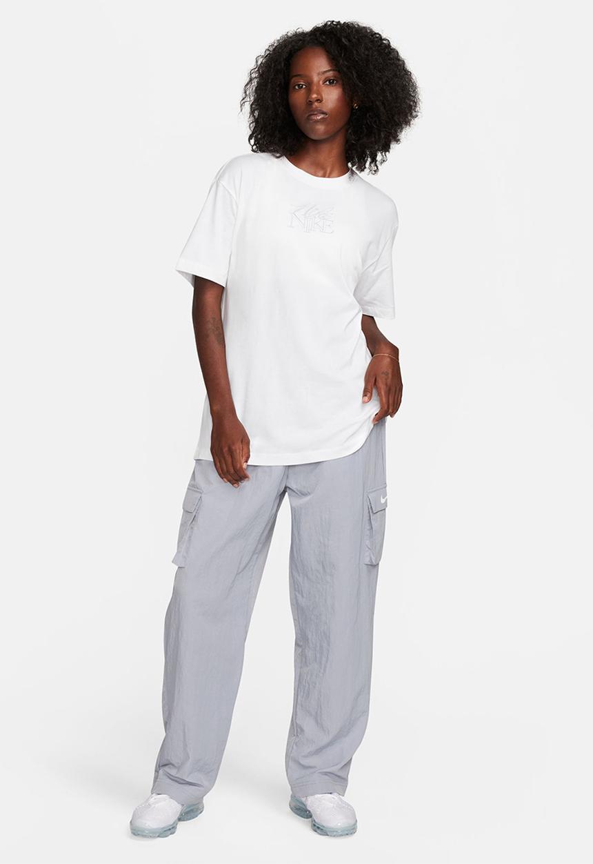 Nike - W nsw tee monogram short sleeve bf - white