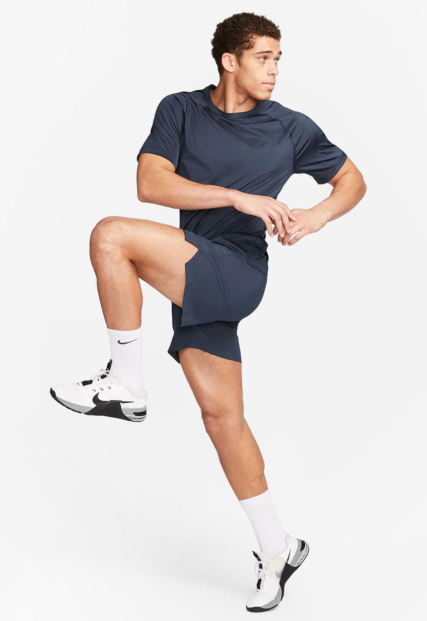Nike - M nk df ready short sleeve - obsidian/black