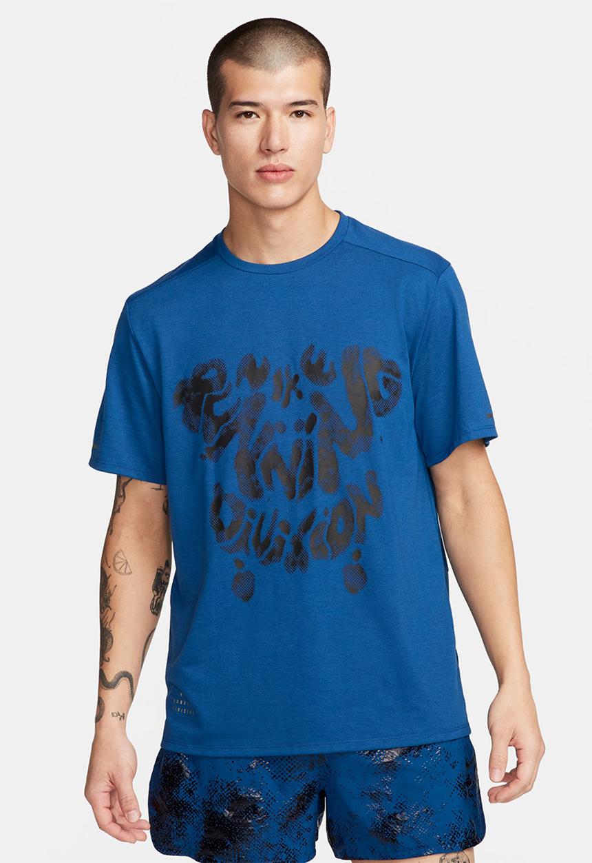 Nike - Rise 365 Run Divi Dri-FIT tee- court blue/black/refblk