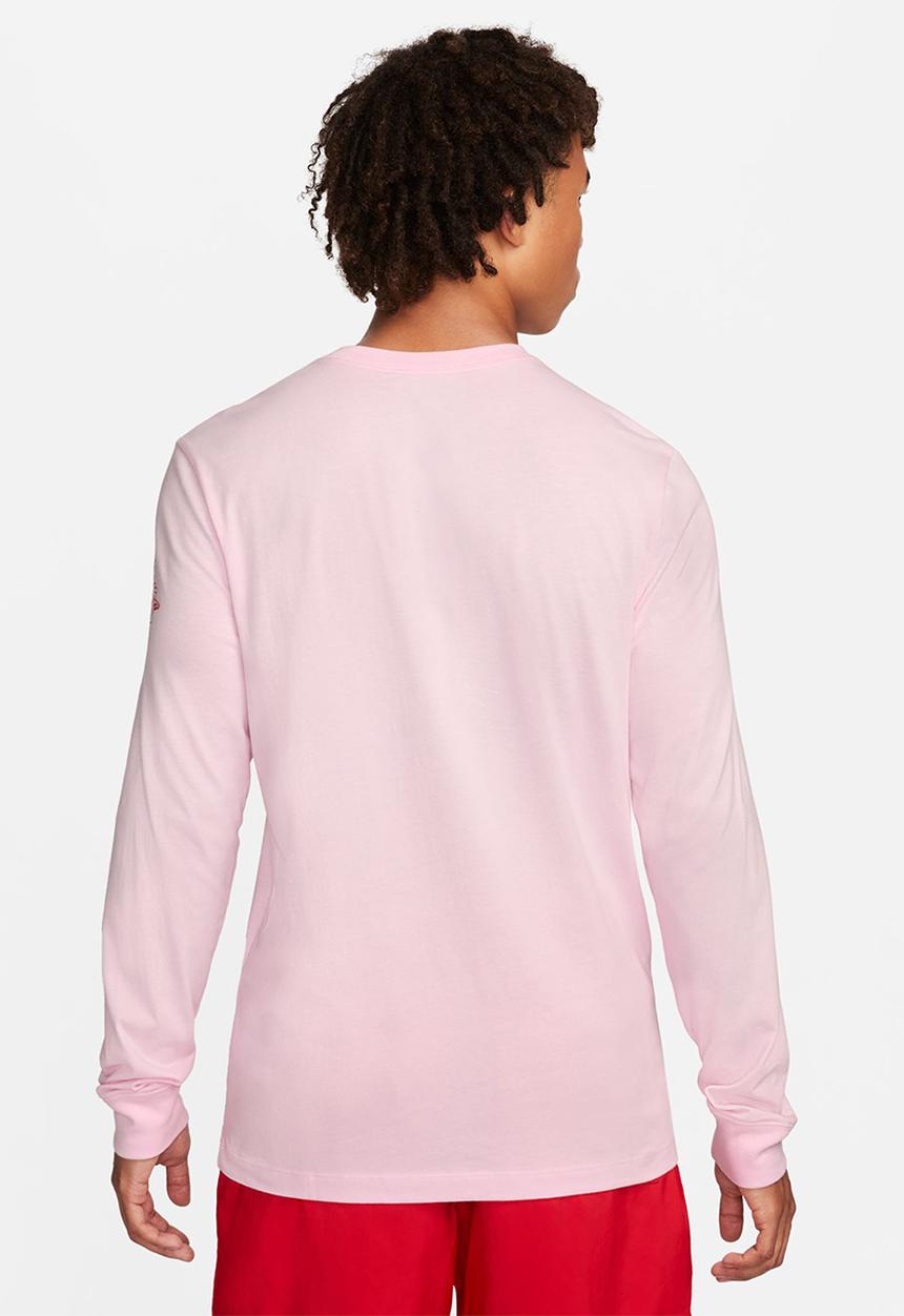 Nike - NSW heart and sole l/s tee - pink foam