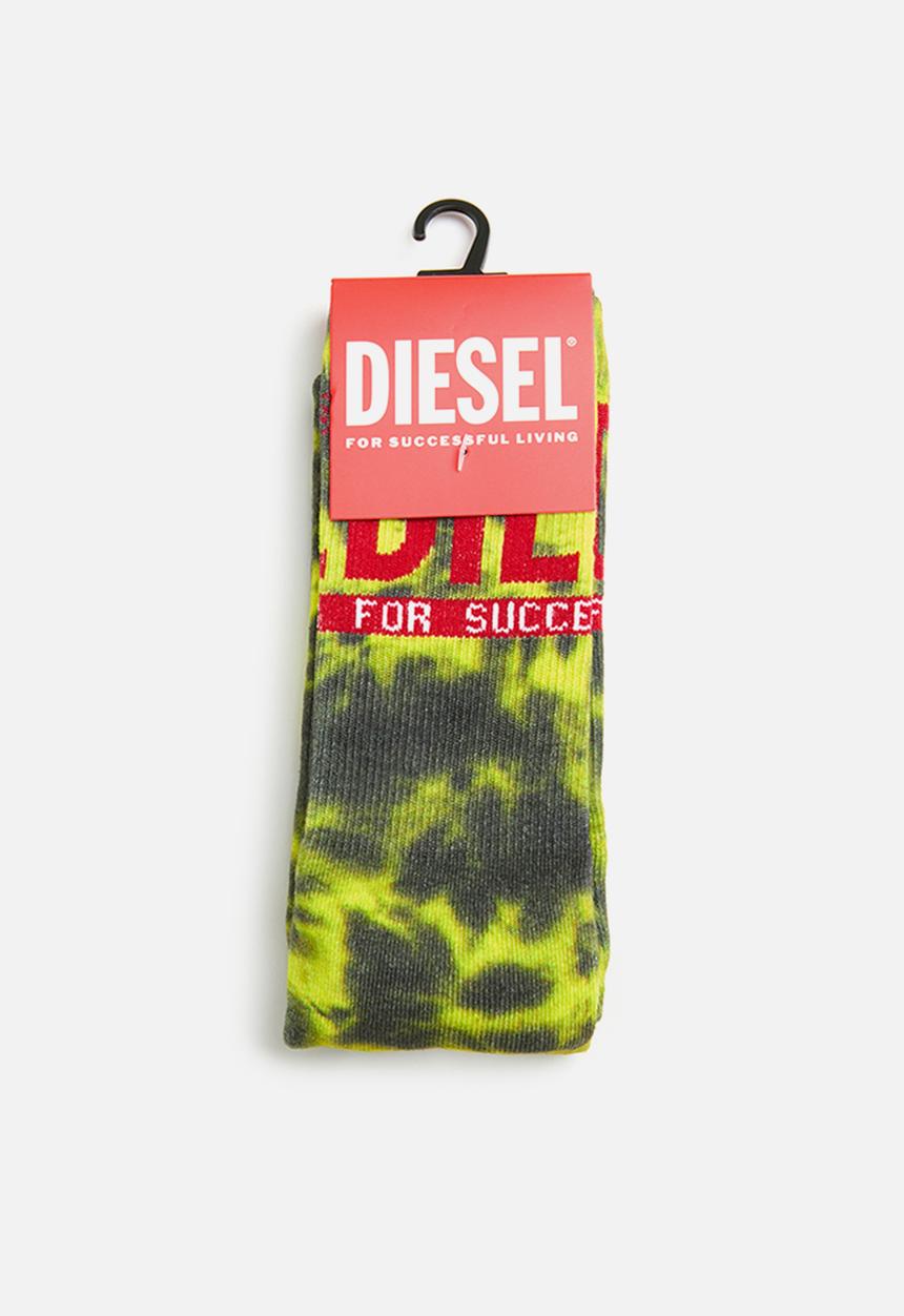 Diesel  - Skm-ray socks - black & yellow tie dye