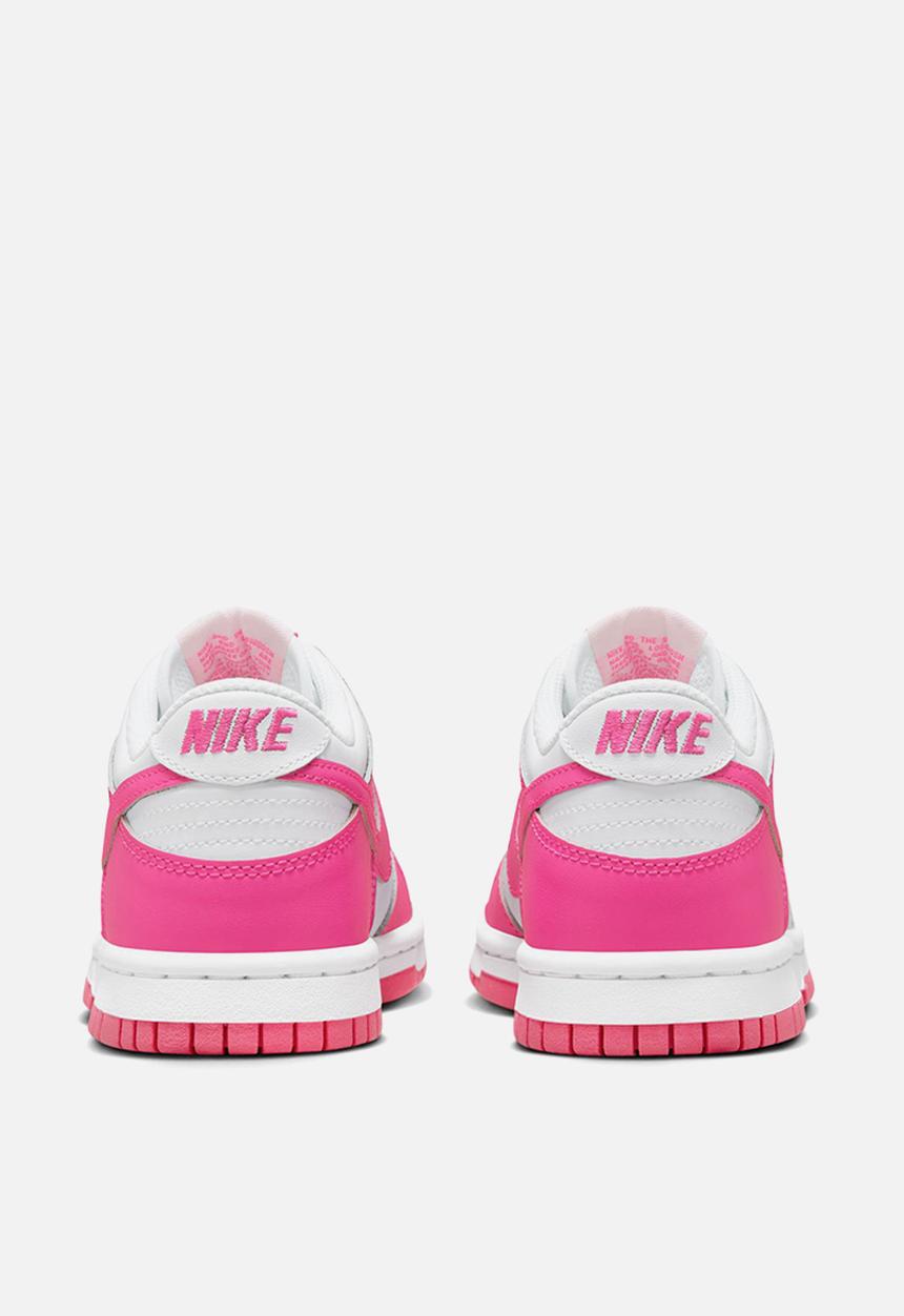 Nike - Nike Dunk Low (Gs) - White/Laser Fuchsia