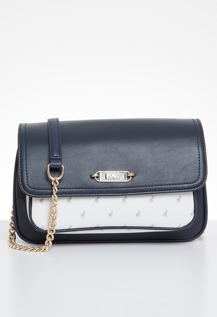 POLO - Marina flapover sling bag - navy