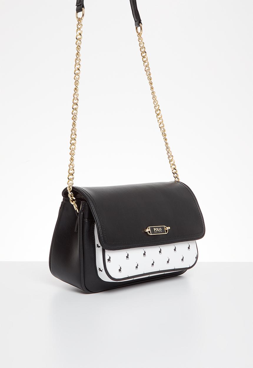POLO - Marina flapover sling bag - black