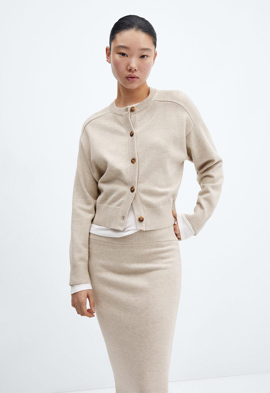 MANGO - Cardigan gizmo - light/pastel grey