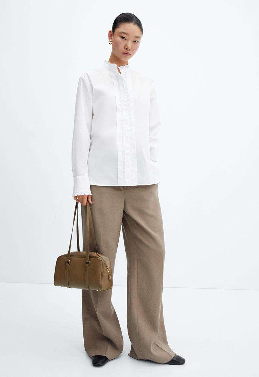 MANGO - Shirt carla - white