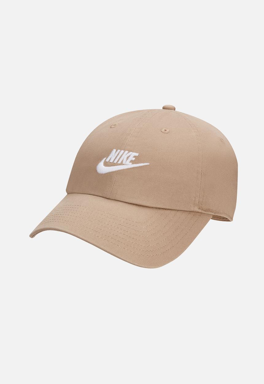 Nike - U nk club cap u cb fut wsh l unstructured cap - khaki/white