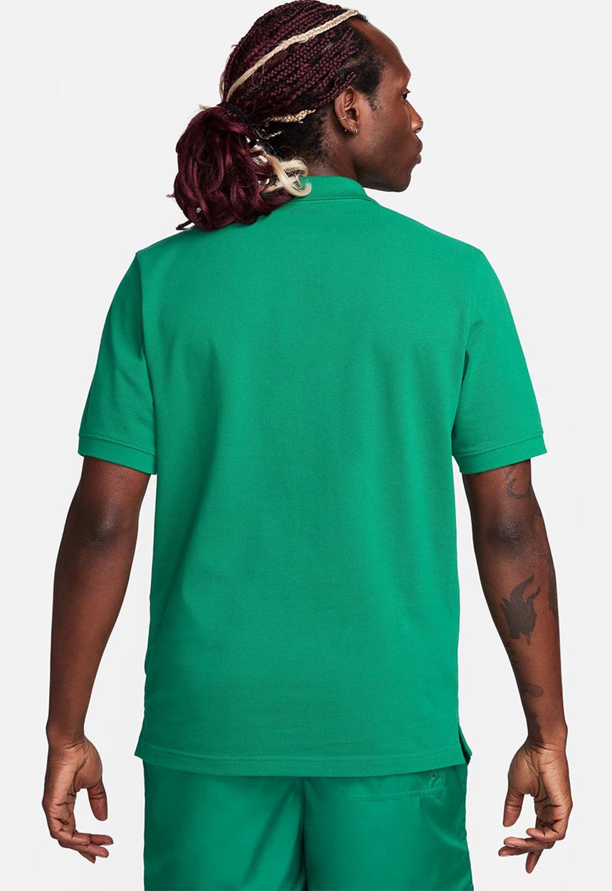 Nike - NSW Club short sleeve pique polo   - malachite green/white