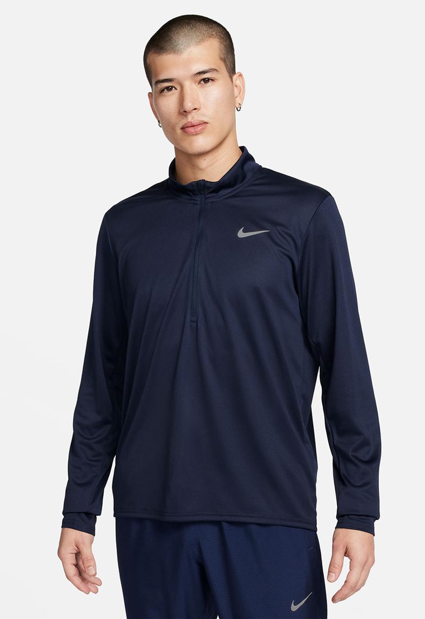 Nike - Dri-Fit Pacer top half zip - obsidian/reflective silver