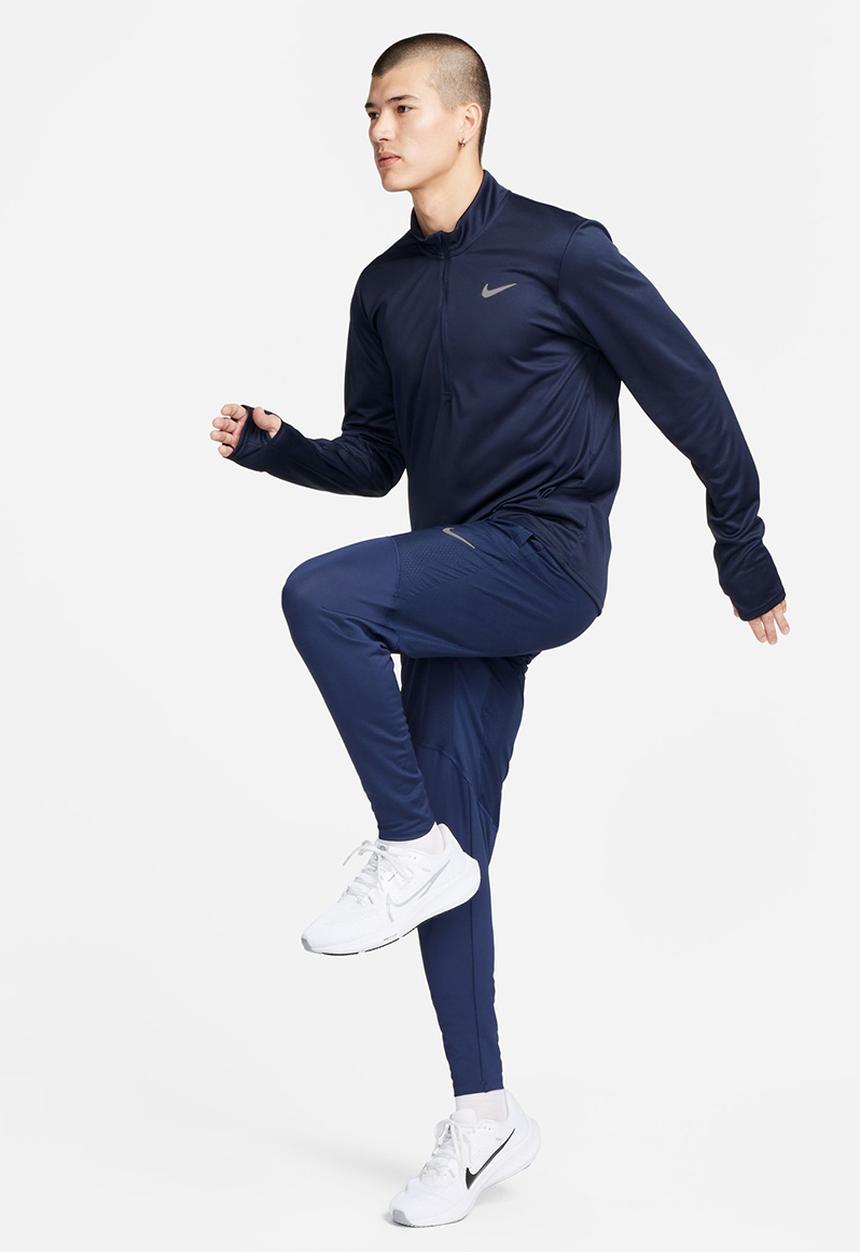 Nike - Dri-Fit Pacer top half zip - obsidian/reflective silver