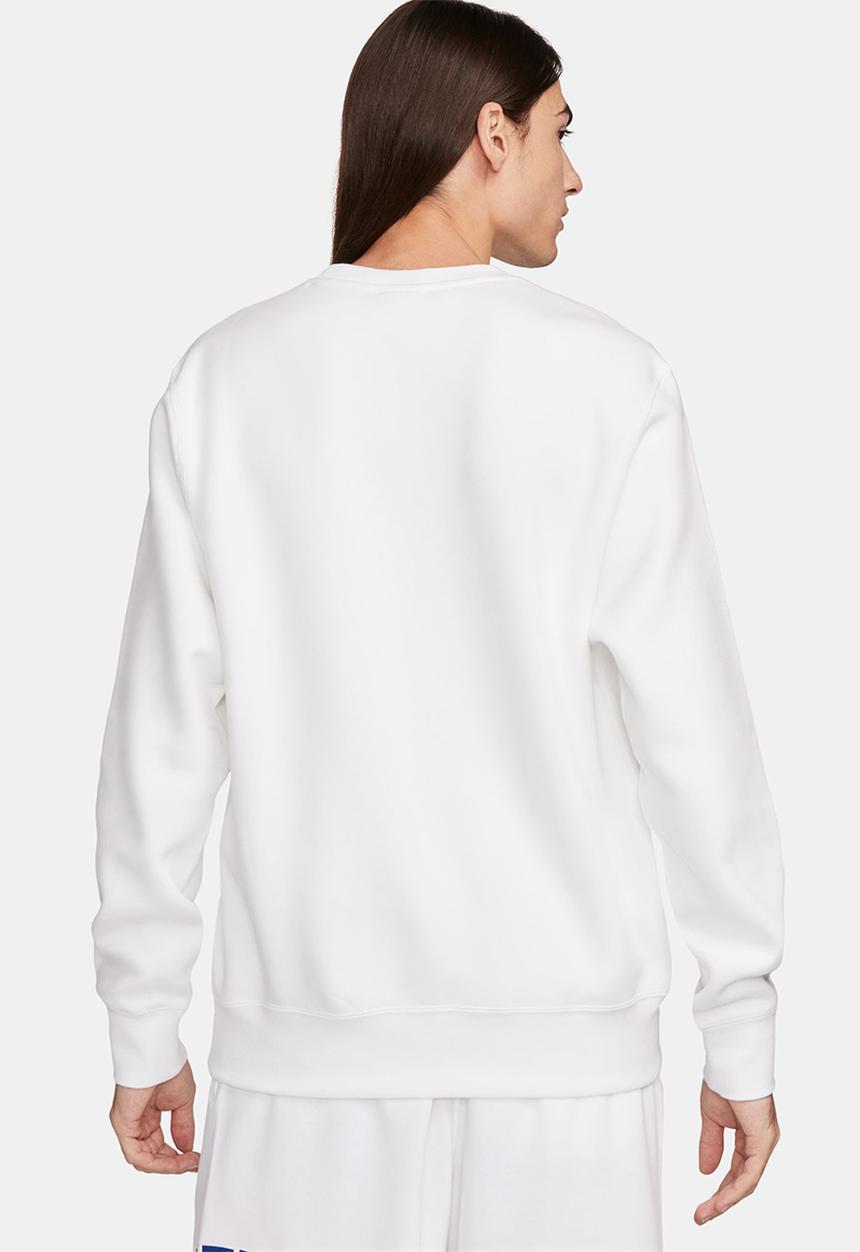 Nike - NSW Crew bb arch club sweatshirt gx - white/safety orange