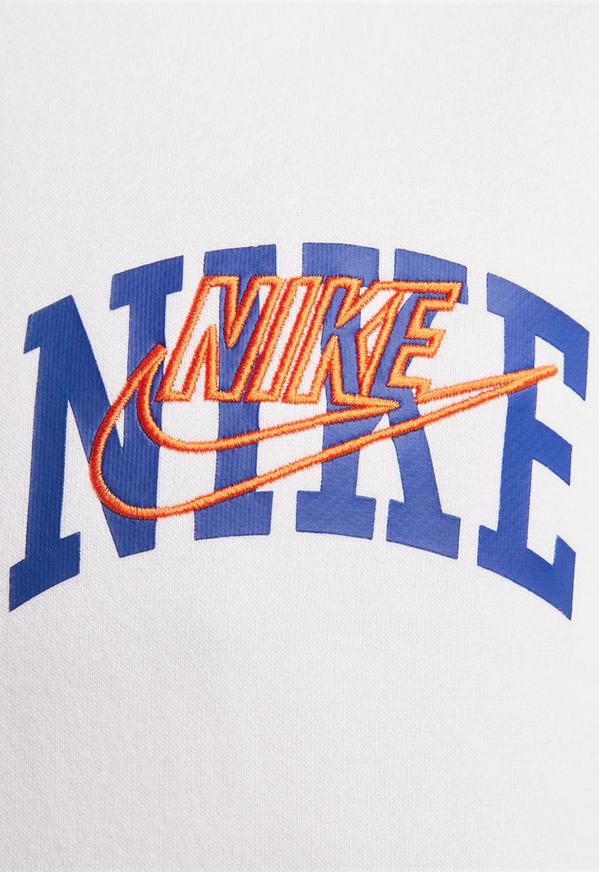 Nike - NSW Crew bb arch club sweatshirt gx - white/safety orange