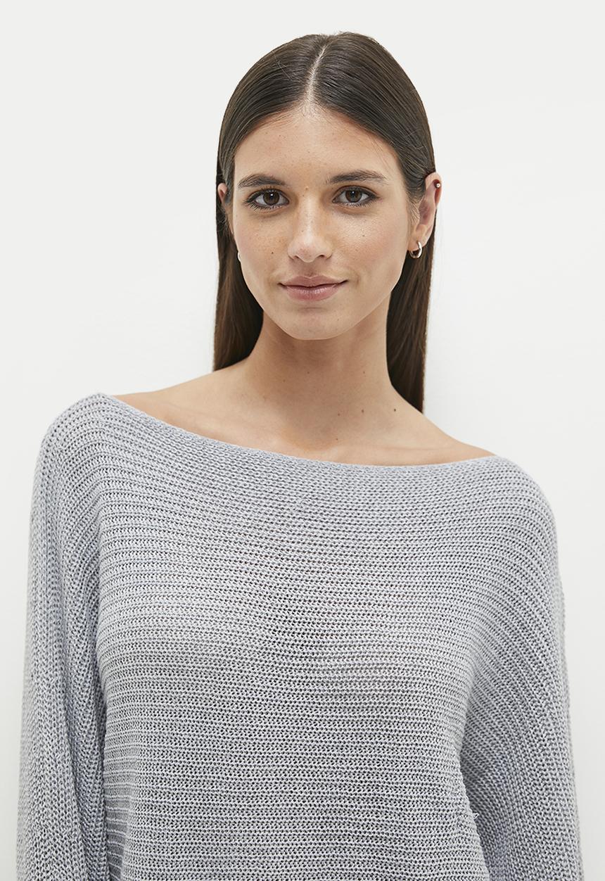 dailyfriday - Off the shoulder jumper - grey