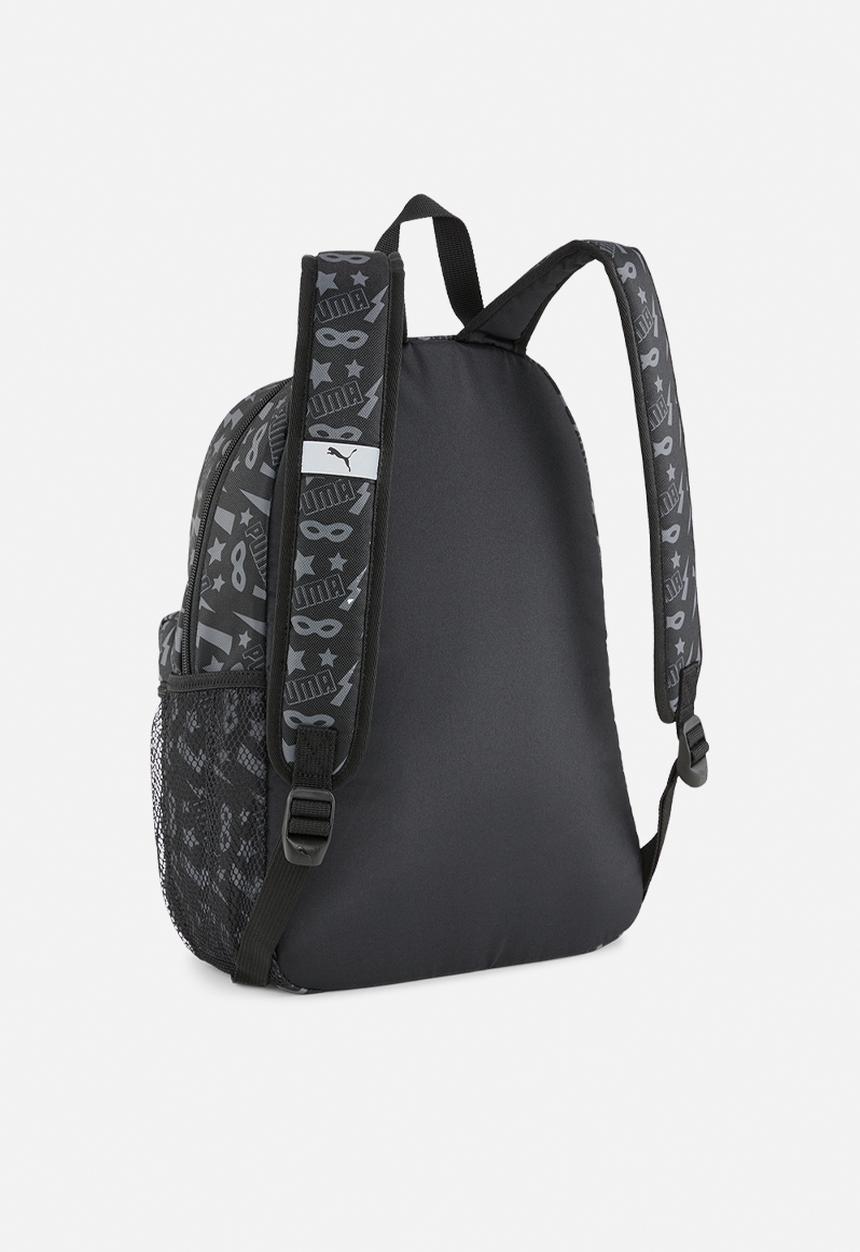 PUMA - Puma phase small backpack - puma black-super hero aop