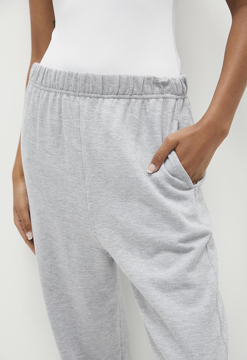 Superbalist - 2 Pack track pants - black & grey melange