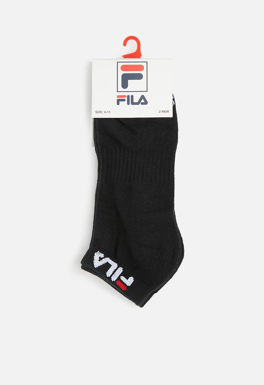 FILA - Stallone ankle sock mens 2 pack - black