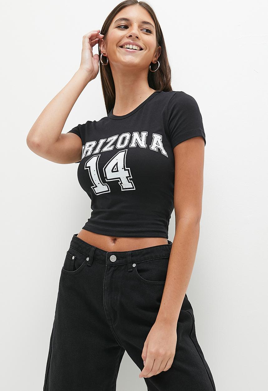 Blake - Printed Baby Tee - black