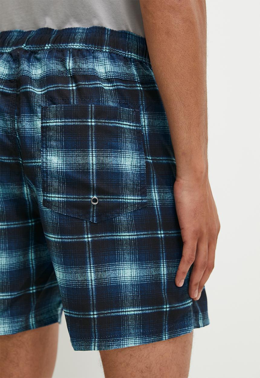 Cotton On - Kahuna short - navy check