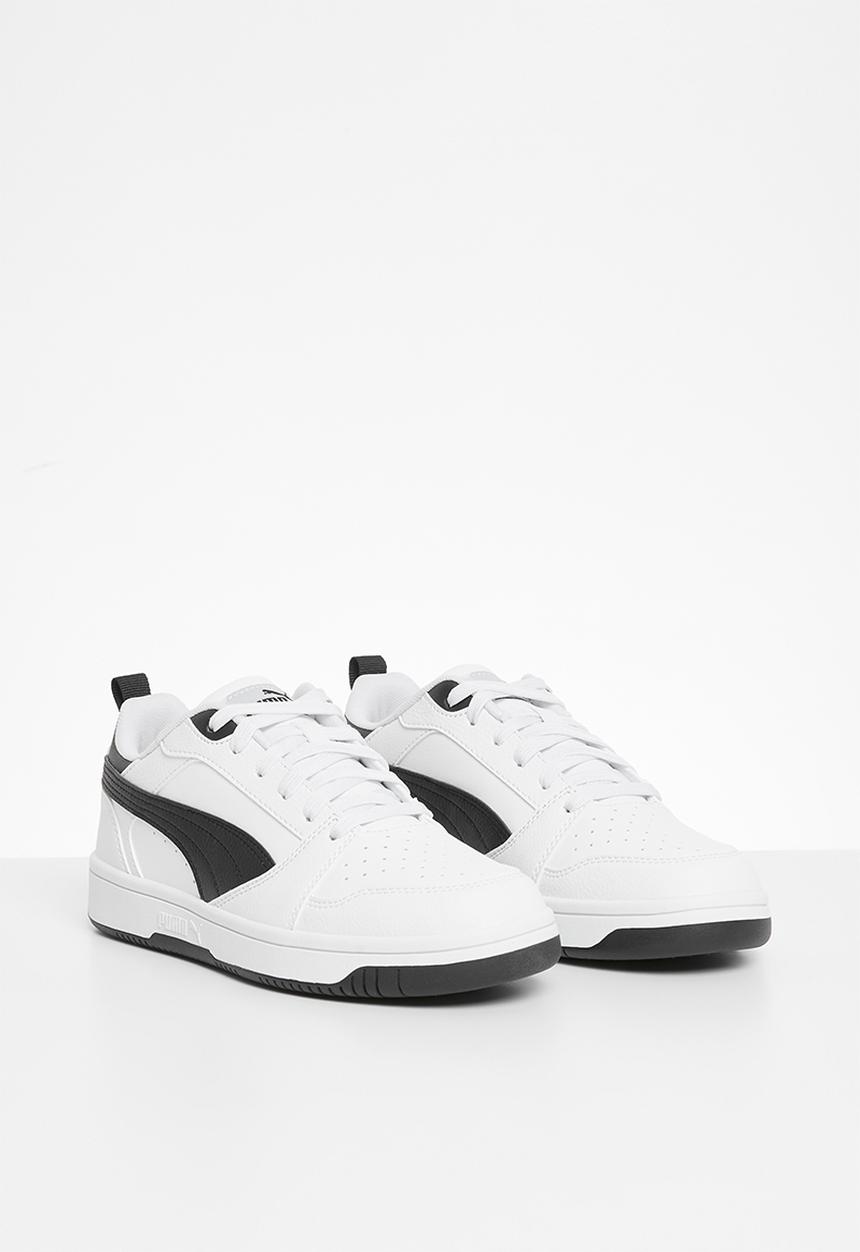 PUMA - Puma rebound v6 lo jr - puma white-puma black-puma black
