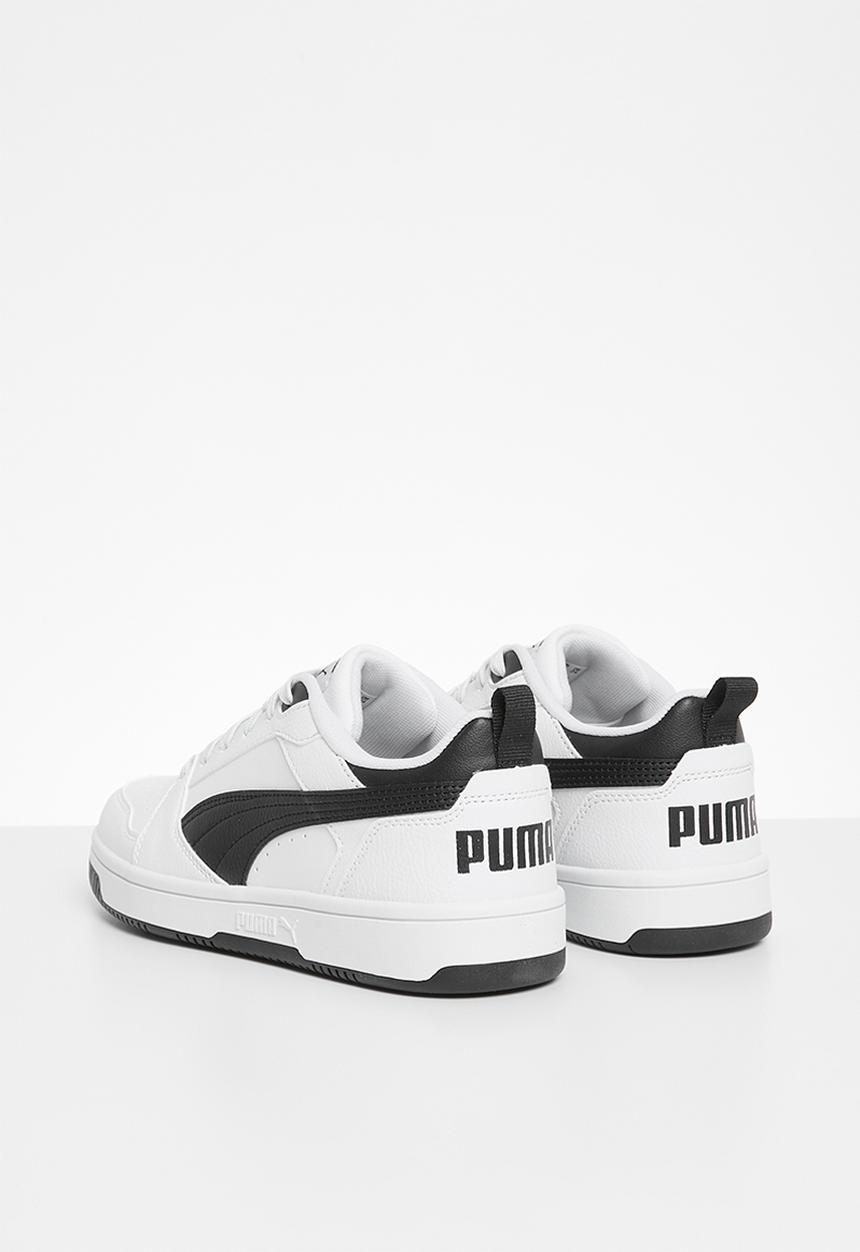 PUMA - Puma rebound v6 lo jr - puma white-puma black-puma black