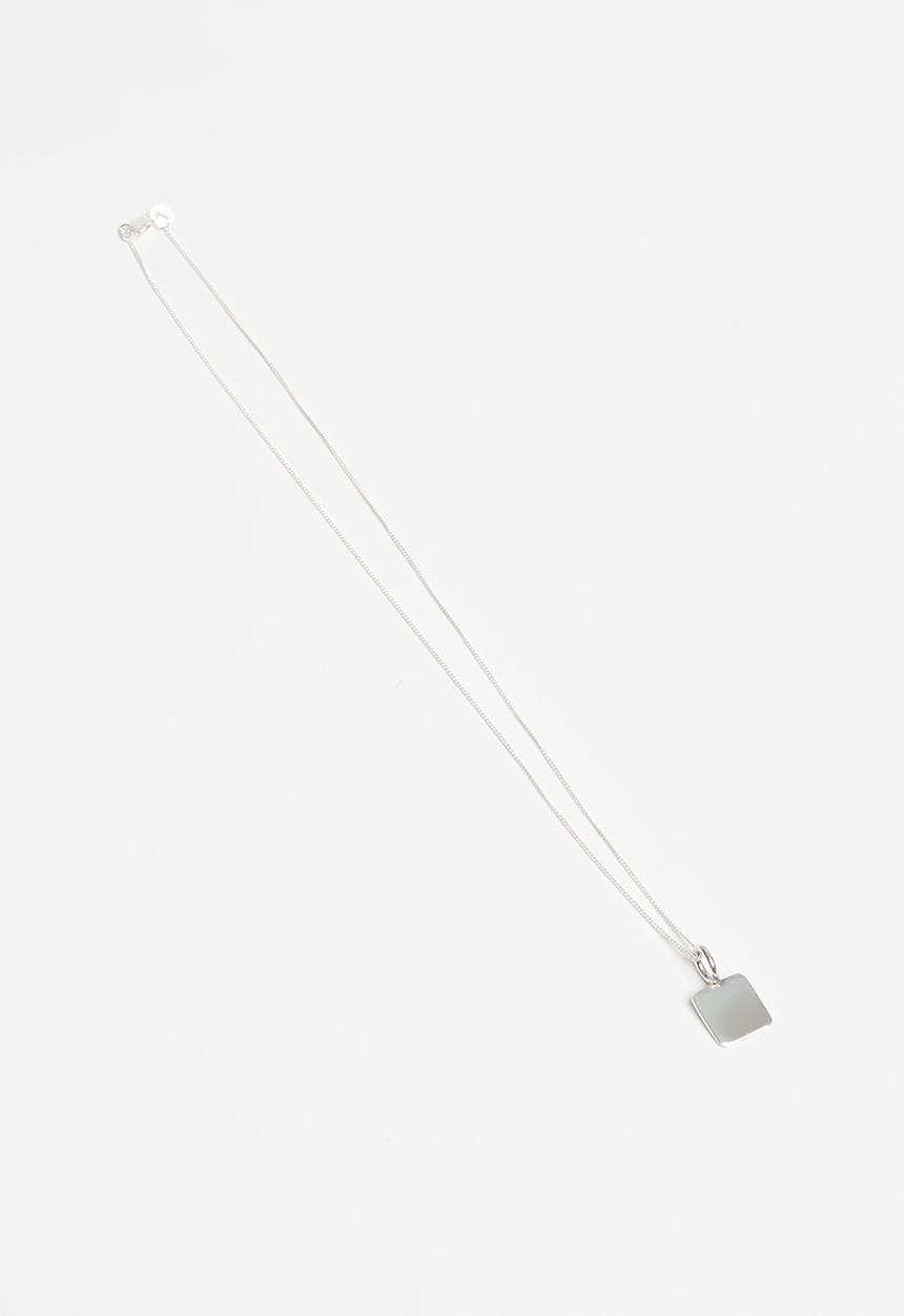 Matter of Fakt - Blok pendant chain - sterling silver