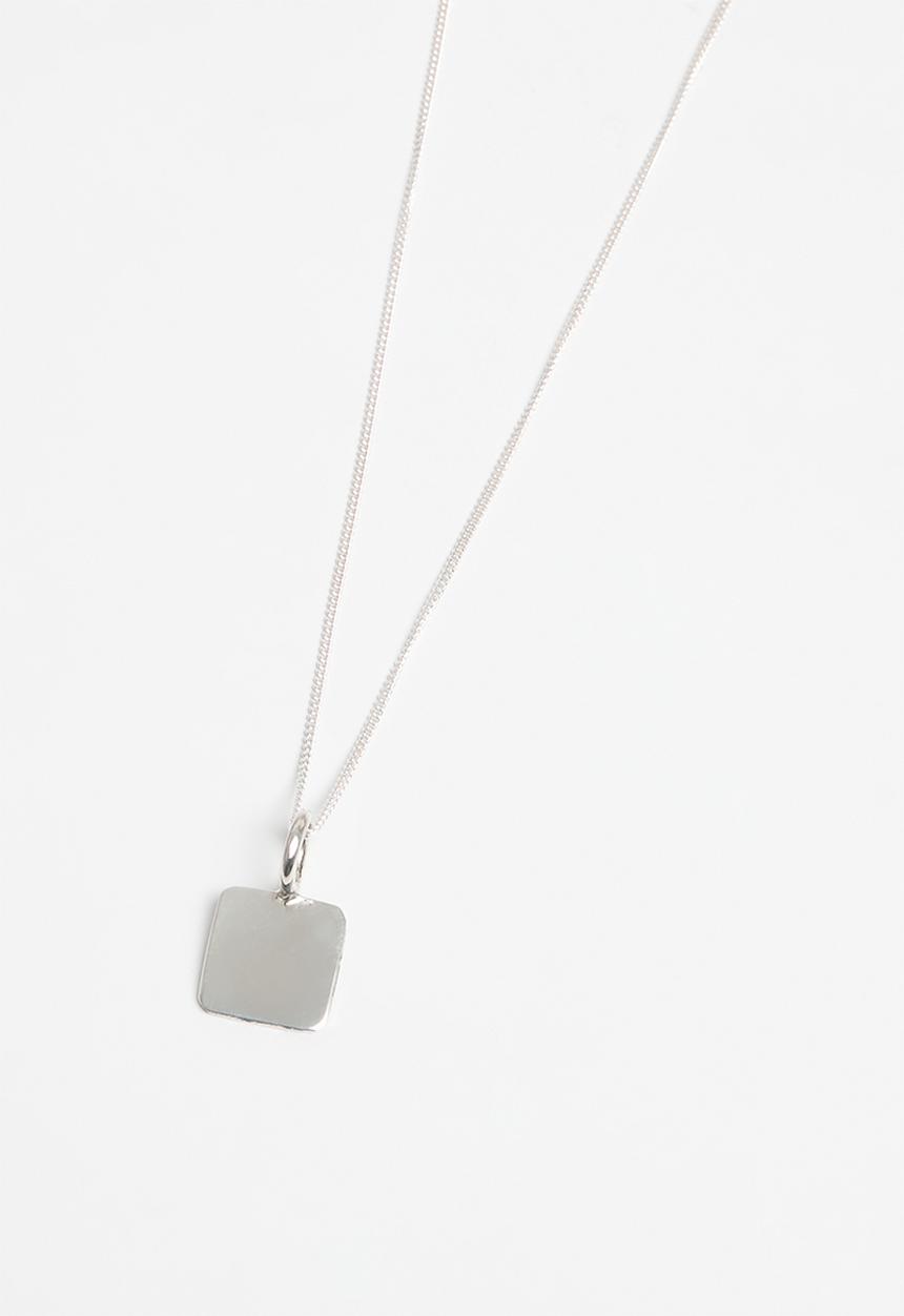 Matter of Fakt - Blok pendant chain - sterling silver
