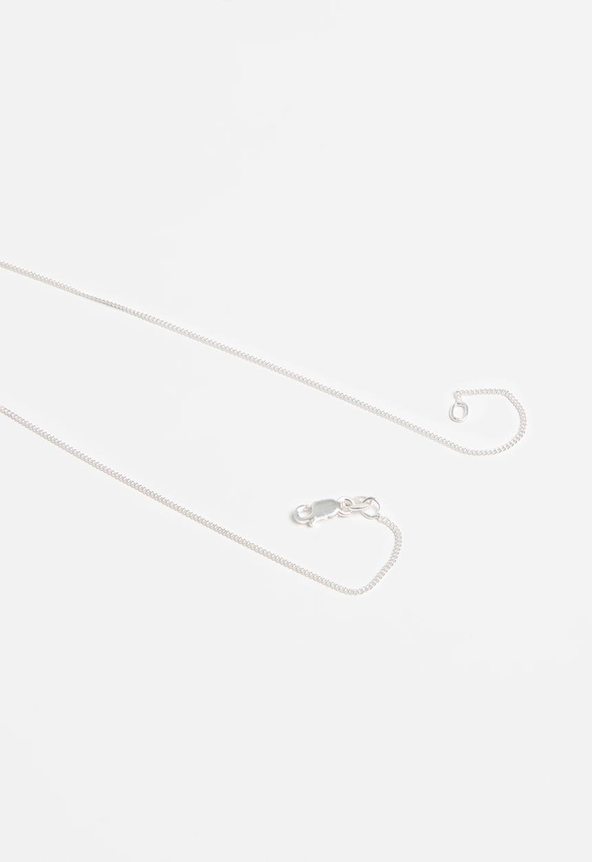 Matter of Fakt - Blok pendant chain - sterling silver
