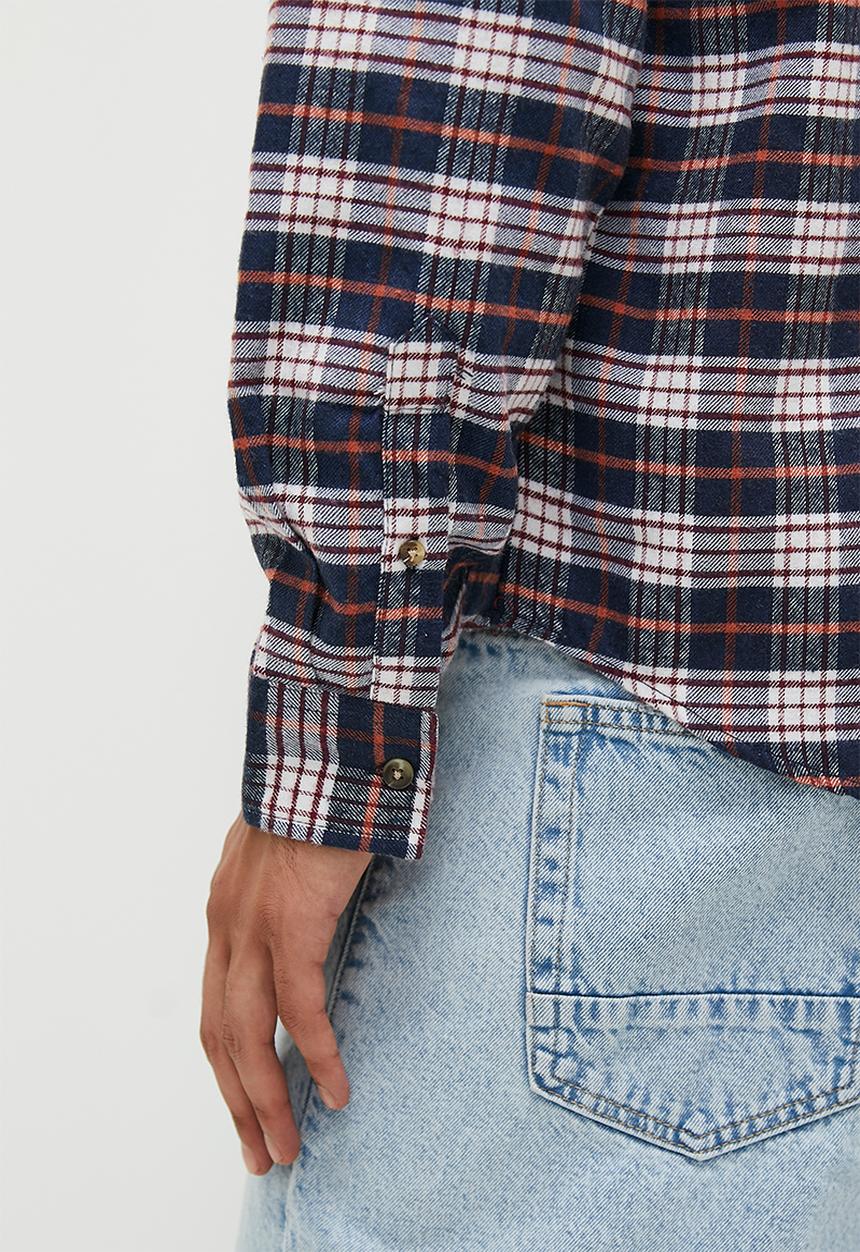 Brave Soul - Msh-48moreno - navy/white check