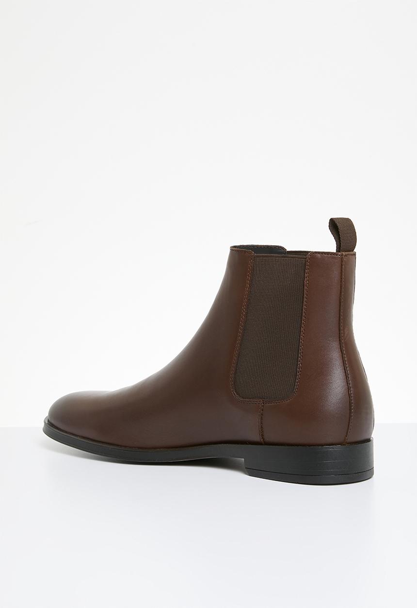 MANGO - Ankle boots monovar - brown