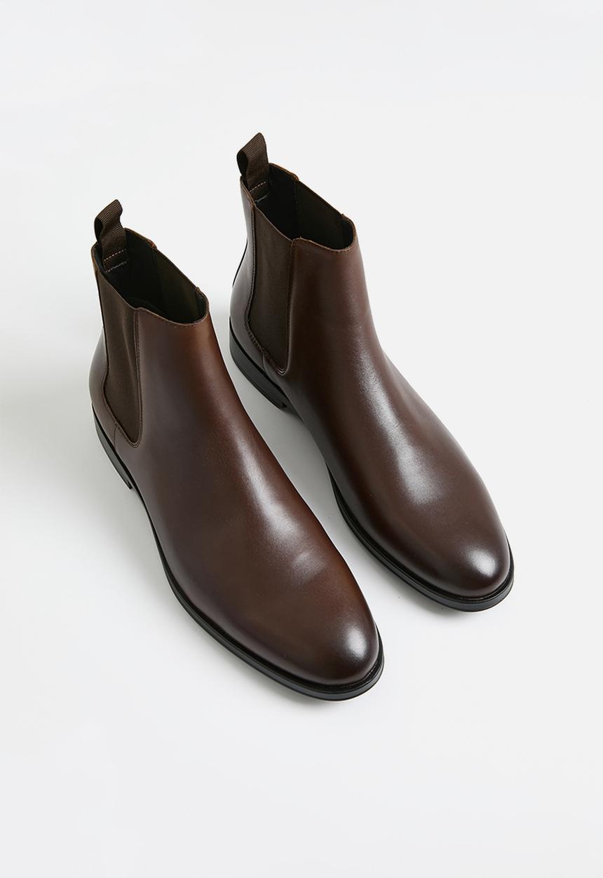 MANGO - Ankle boots monovar - brown