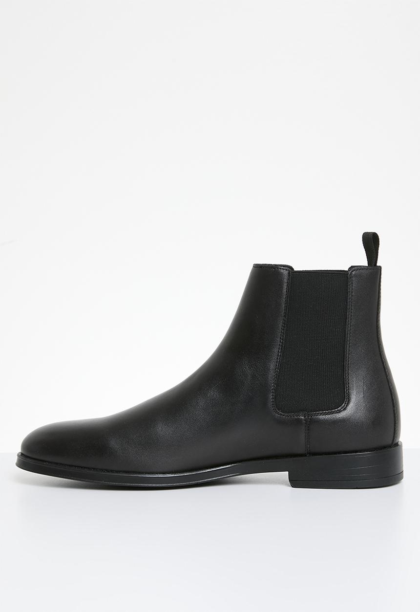 MANGO - Ankle boots monovar - black