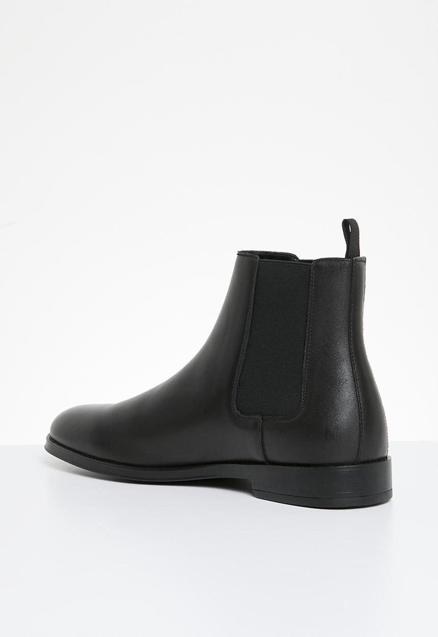 MANGO - Ankle boots monovar - black