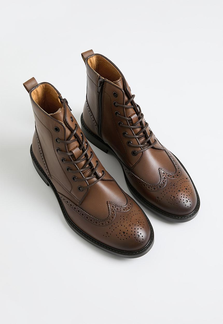 MANGO - Ankle boots cortona - brown