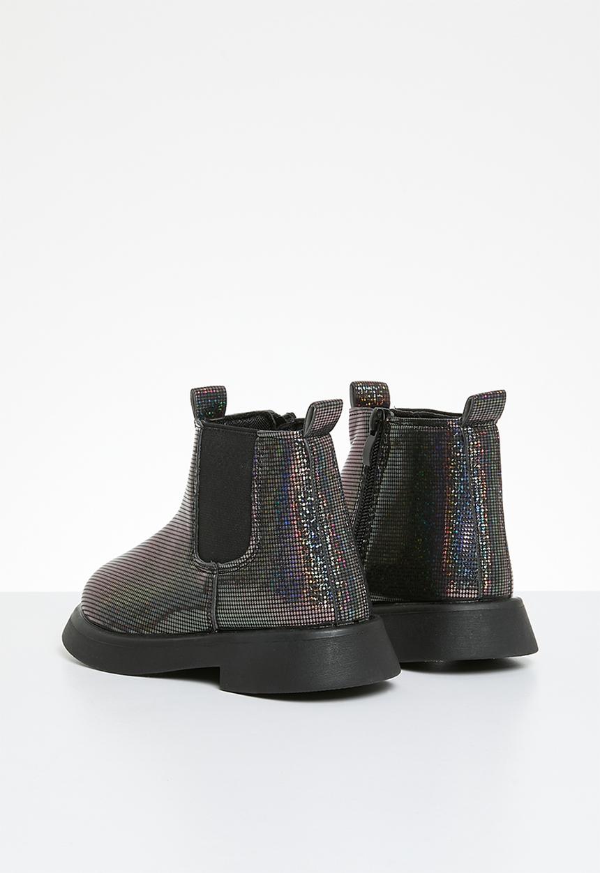 Pop Candy - Metallic ankle boot - black